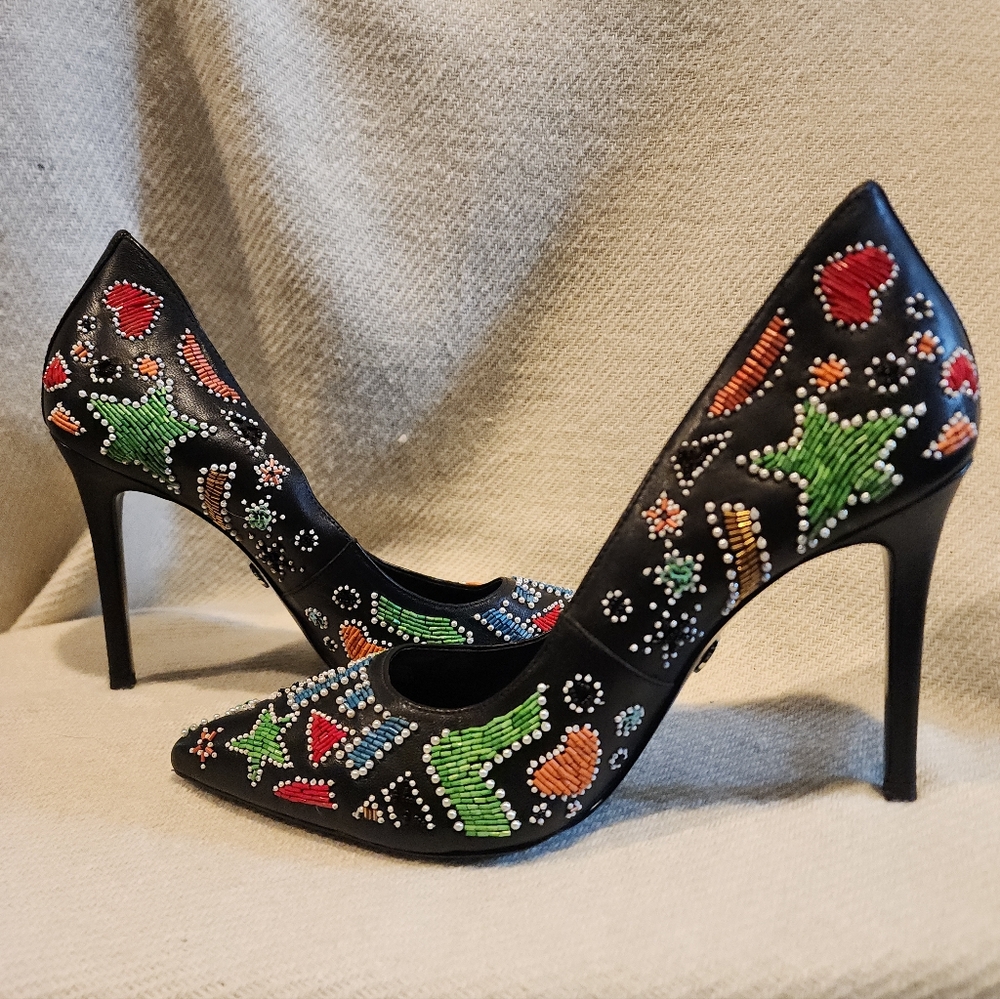 Michael Kors Keke Beaded Party Pumps - Never Worn - Size 9.5 - Picture 6 of 16